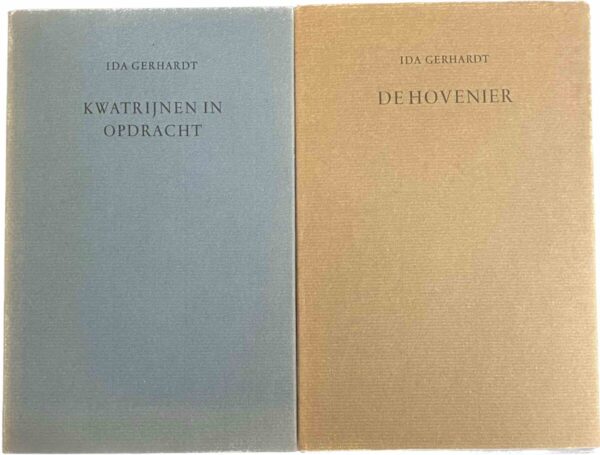 Kwatrijnen in opdracht. MET: De hovenier (2 titels)