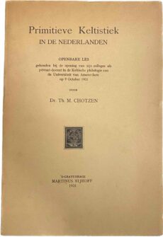 Primitieve Keltistiek in de Nederlanden. Openbare les