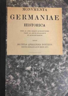 Leges Nationum Germanicarum. Edidit Societas Aperiendis Fontibus Rerum Germanicarum. Tomi III Pars II: Lex Ribuaria (Monumenta Germaniae Historica III II)