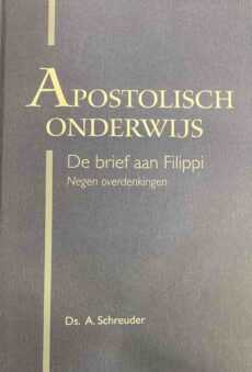 Apostolisch onderwijs. De brief aan Filippi. Negen overdenkingen