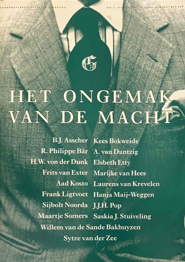Het ongemak van de macht (De Gids 164e jaargang nr. 7)