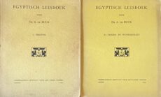 Egyptisch leesboek (2-delige set). I: Teksten. II: Teeken- en woordenlijst