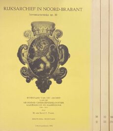 Inventaris van het archief van de Heusdense Cisterciënzerkloosters Mariënkroon en Mariëndonk 1245-1631 (4-delige set, Rijksarchief in Noord-Brabant, Inventarisreeks nr. 10 I-IV)