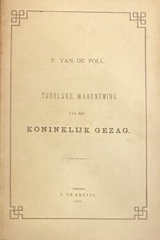 Tijdelijke waarneming van het Koninklijk gezag