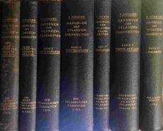 Handbuch der Pflanzenkrankheiten (6-volume set in 7 parts). Erster Band: Die nichtparasitären und Virus-Krankheiten Erster & Zweiter Teil. Zweiter Band: Die pflanzlichen Parasiten. Erster Teil. Dritter Band: Die pflanzlichen Parasiten. Zweiter Teil. Vierter Band: Tierische Schädlinge an Nutzpflanzen. Erster Teil. Fünfter Band: Tierische Schädlinge an Nutzpflanzen. Zweiter Teil. Sechster Band: Pflanzenschutz. Verhütung und Bekämpfung der Pflanzenkrankheiten. Erster Halbband