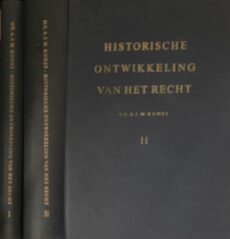 Historische ontwikkeling van het recht I & II (2-delige set)
