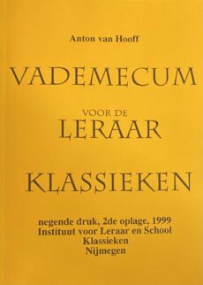 Vademecum voor de leeraar klassieken