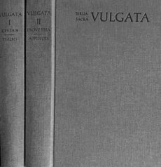 Biblia Sacra, Iuxta Vulgatam Versionem (2-volume set). Adiuvantibus Bonifatio Fischer, Johannes Gribomont, H.F.D. Sparks, W. Thiele. Recensuit et brevi apparatu instruxit Robertus Weber. Editio Tertia Emendata. Tomus I: Genesis-Psalmi. Tomus II: Proverbia-Apocalypsis, Appendix