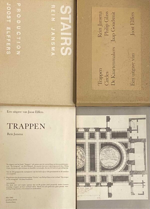 Trappen (Stairs) door Rein Jansma. MET: De reiziger en de cartograaf door Jaap Goudsmit