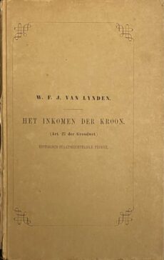 Het Inkomen der Kroon (Art. 27 der Grondwet)