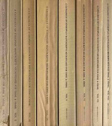 A Catalogue of Ethiopian Manuscripts. Microfilmed for the Ethiopian Manuscript Microfilm Library, Addis Ababa and for the Monastic Manuscript Microfilm Library, Collegeville. Volume I-VIII, Project numbers 1-3500 (8-volume set)