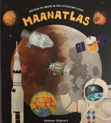 Maanatlas. Ontdek de maan in zes uitvouwplaten
