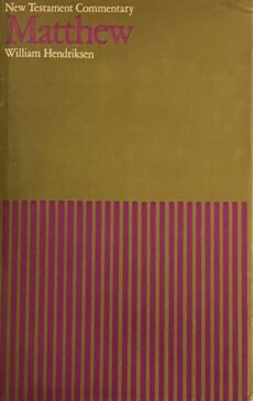 The Gospel of Matthew (New Testament Commentary)