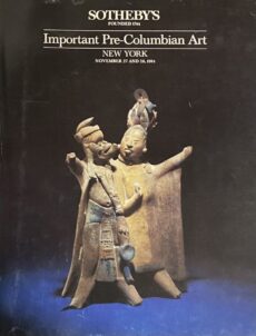 Sale 5247 Important Pre-Columbian Art. New York November 27 and 28, 1984 (+ sale results)