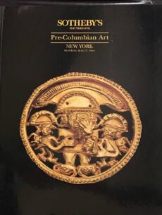 Pre-Columbian Art. Monday, May 17, 1993 (Sale 6420, + realized prices)