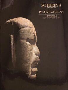 Pre-Columbian Art. Monday, November 22, 1993 (Sale 6500, + realized prices)
