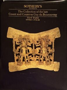 The Collection of the late Count and Countess Guy du Boisrouvray. October 27 and 28, 1989 (Sale 5915, + realized prices)