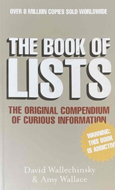 The Book of Lists. The Original Compendium of Curious Information