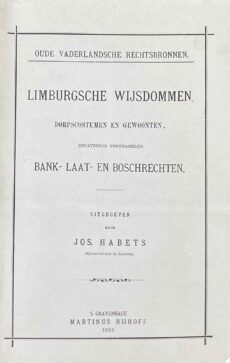 Leidsche Rechtsbronnen uit de Middeleeuwen (Oude Vaderlandsche Rechtsbronnen / Werken der Vereeniging tot Uitgave der Bronnen van het Oude Vaderlandsche Recht, Eerste Reeks No. 6)