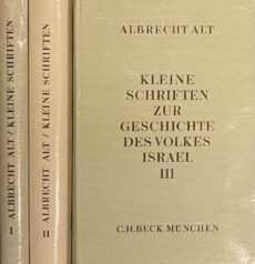 Kleine Schriften zur Geschichte des Volkes Israel I, II & III (3-volume set)
